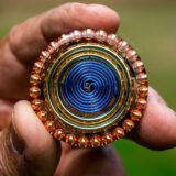 Daily Guardian – Handmade Pocket Orgonite by reinhard stanjek blue