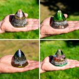Coil Harmony - Handmade Medium Octagon Dome Orgonite group