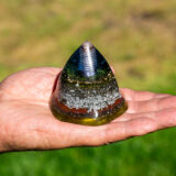 Coil Harmony - Handmade Medium Octagon Dome Orgonite v3