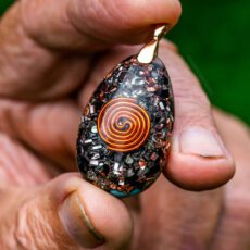 Cosmic Guardian – Handcrafted Orgone Energy Pendant by reinhard stanjek